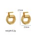 GoldGifts Stunning Golden Color Earrings - Versatile Elegance for Every Style